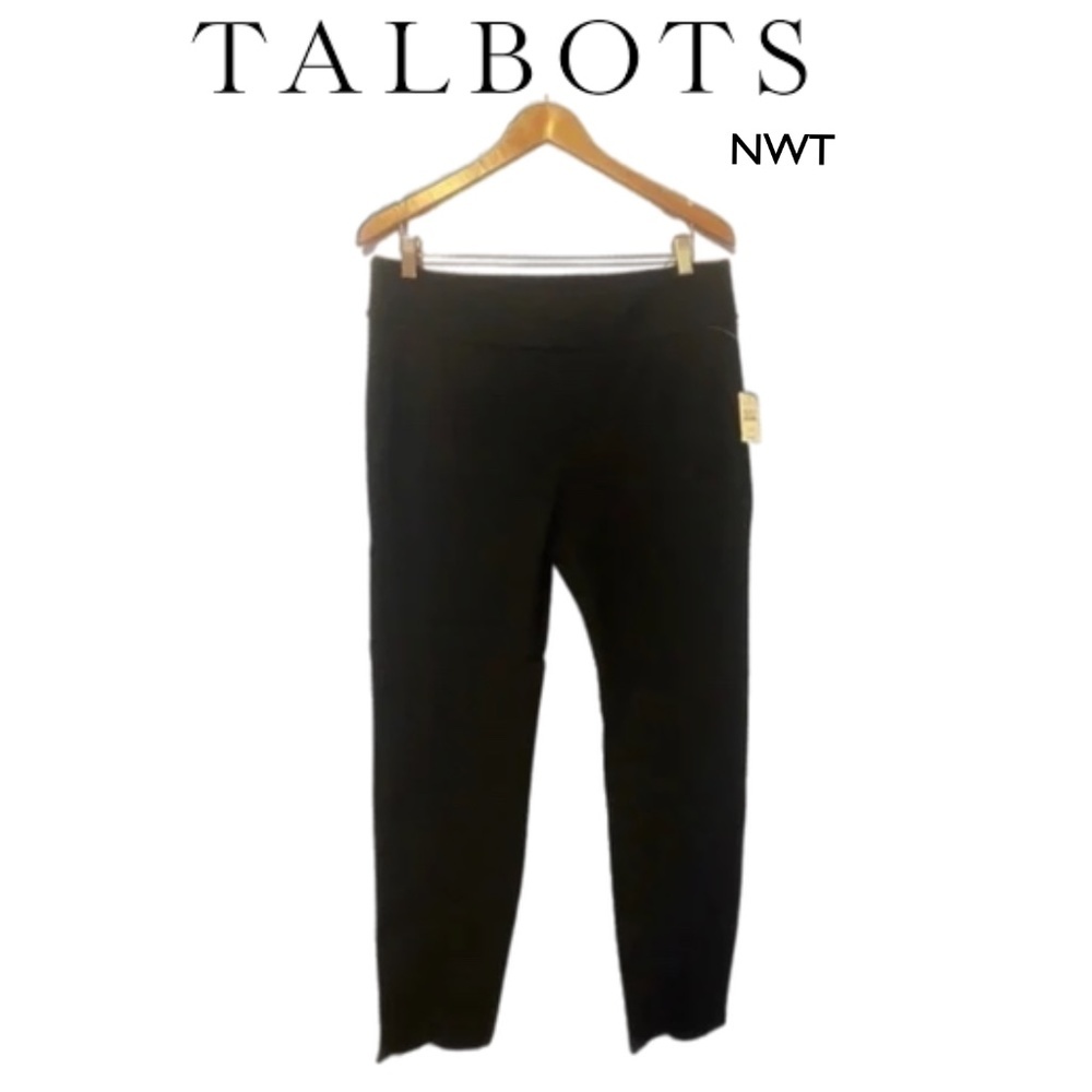 NWT TALBOTS SIGNATURE 1X Stretchy Black Pants​